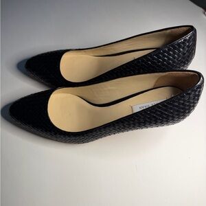 Cole Haan Black Woven Heels